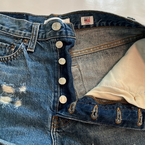 Re/Done Originals High Rise Shorts Size 26 - Picture 16 of 16